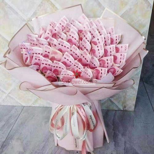 钱花束图片大全,浪漫花语中的财富寓意