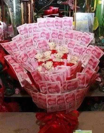 钱花束图片大全,浪漫花语中的财富寓意