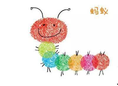 手指印画图片大全,手指印画图片大全赏析