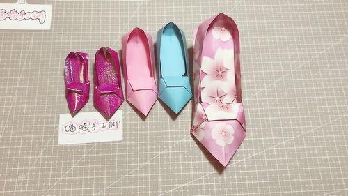 高跟鞋折纸视频