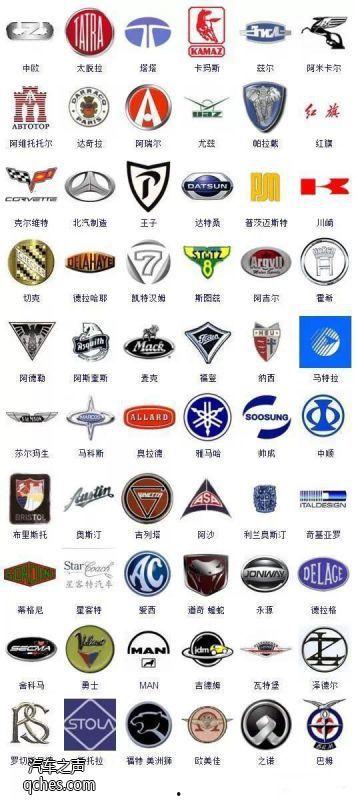 轿车标志图片大全,领略各大品牌风采