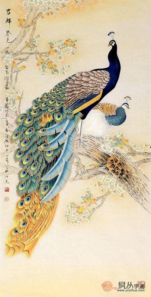 花鸟画图片大全,千姿百态，栩栩如生