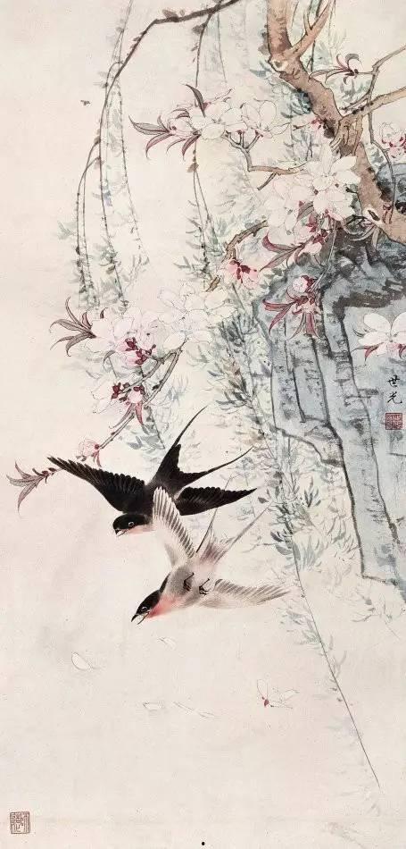 花鸟画图片大全,千姿百态，栩栩如生