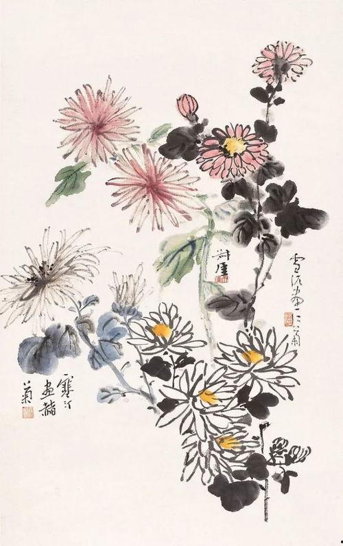 花鸟画图片大全,千姿百态，栩栩如生